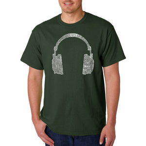 63 DIFFERENT GENRES OF MUSIC - Men's Word Art T-Shirt