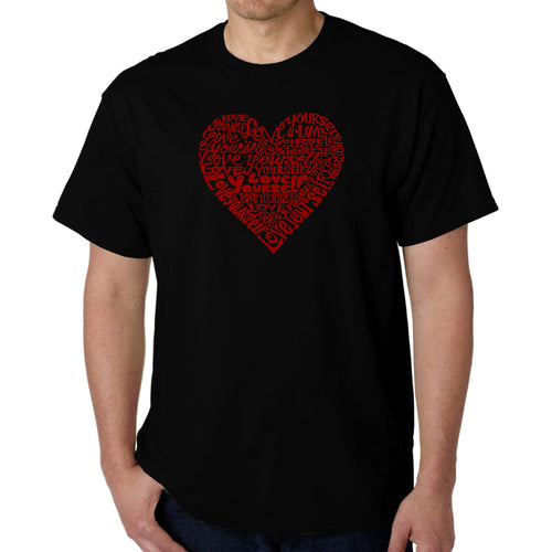 Love Yourself - Men's Word Art T-Shirt