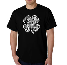 Load image into Gallery viewer, Feeling Lucky - Men&#39;s Word Art T-Shirt