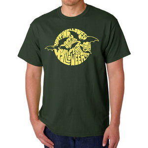 Halloween Bats  - Men's Word Art T-Shirt