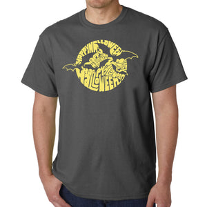 Halloween Bats  - Men's Word Art T-Shirt