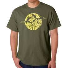 Load image into Gallery viewer, Halloween Bats  - Men&#39;s Word Art T-Shirt