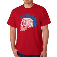 Load image into Gallery viewer, Punk Mohawk - Men&#39;s Word Art T-Shirt