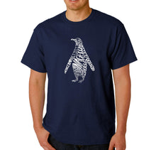 Load image into Gallery viewer, Penguin - Men&#39;s Word Art T-Shirt