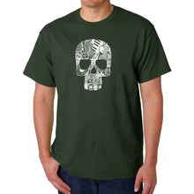 Load image into Gallery viewer, Rock n Roll Skull - Men&#39;s Word Art T-Shirt