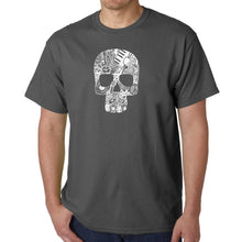 Load image into Gallery viewer, Rock n Roll Skull - Men&#39;s Word Art T-Shirt