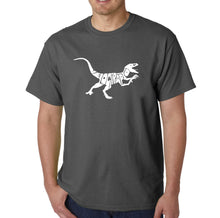 Load image into Gallery viewer, Velociraptor - Men&#39;s Word Art T-Shirt