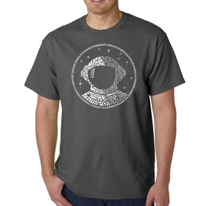 I Need My Space Astronaut - Men's Word Art T-Shirt