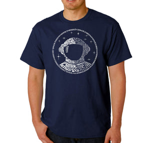 I Need My Space Astronaut - Men's Word Art T-Shirt