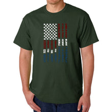 Load image into Gallery viewer, Support our Troops  - Men&#39;s Word Art T-Shirt