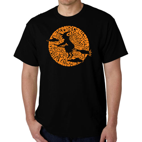 Spooky Witch  - Men's Word Art T-Shirt