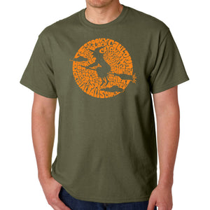 Spooky Witch  - Men's Word Art T-Shirt