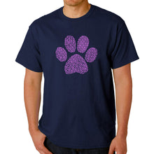Load image into Gallery viewer, XOXO Dog Paw  - Men&#39;s Word Art T-Shirt