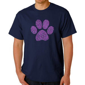 XOXO Dog Paw  - Men's Word Art T-Shirt