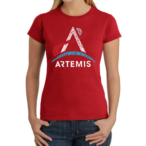 NASA Artemis Logo - Women's Word Art T-Shirt