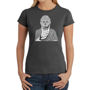 Buddha  - Women's Word Art T-Shirt