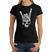 Load image into Gallery viewer, Heavy Metal Genres - Women&#39;s Word Art T-Shirt