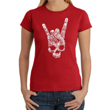 Load image into Gallery viewer, Heavy Metal Genres - Women&#39;s Word Art T-Shirt