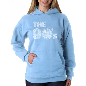90S - Women's Word Art Hooded Sweatshirt