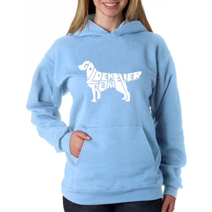Golden Retreiver - Women's Word Art Hooded Sweatshirt