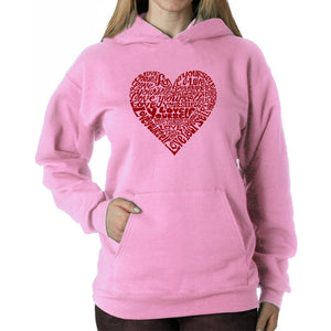 Love Yourself - Women's Word Art Hooded Sweatshirt