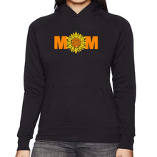 Load image into Gallery viewer, Mom Sunflower  - Women&#39;s Word Art Hooded Sweatshirt