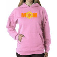 Load image into Gallery viewer, Mom Sunflower  - Women&#39;s Word Art Hooded Sweatshirt