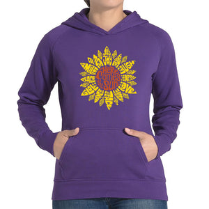Sunflower  - Women's Word Art Hooded Sweatshirt