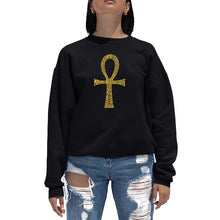 Load image into Gallery viewer, ANKH - Women&#39;s Word Art Crewneck Sweatshirt