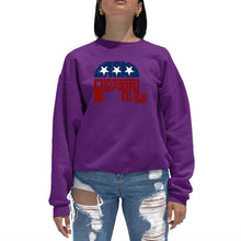 Load image into Gallery viewer, REPUBLICAN GOP - Women&#39;s Word Art Crewneck Sweatshirt