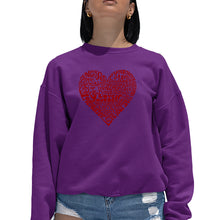Load image into Gallery viewer, Love Yourself - Women&#39;s Word Art Crewneck Sweatshirt