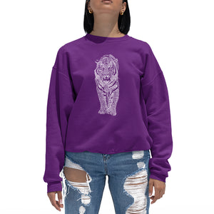 TIGER - Women's Word Art Crewneck Sweatshirt