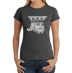 King of Spades - Women's Word Art T-Shirt