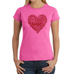 Love Yourself - Women's Word Art T-Shirt