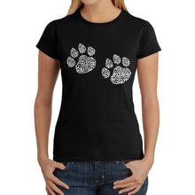 Load image into Gallery viewer, Meow Cat Prints -  Women&#39;s Word Art T-Shirt