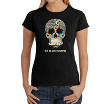Load image into Gallery viewer, Dia De Los Muertos - Women&#39;s Word Art T-Shirt