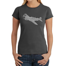 Load image into Gallery viewer, P40 - Women&#39;s Word Art T-Shirt
