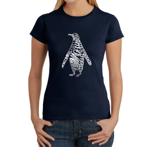 Penguin -  Women's Word Art T-Shirt