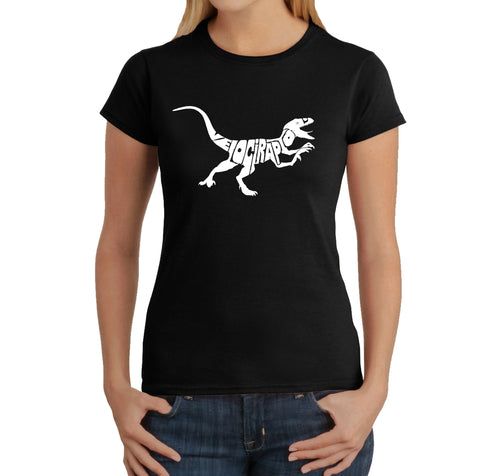 Velociraptor - Women's Word Art T-Shirt
