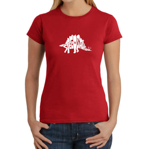 STEGOSAURUS - Women's Word Art T-Shirt