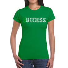 Load image into Gallery viewer, Success  - Women&#39;s Word Art T-Shirt