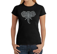 Load image into Gallery viewer, Tusks - Women&#39;s Word Art T-Shirt