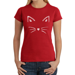 Whiskers  - Women's Word Art T-Shirt
