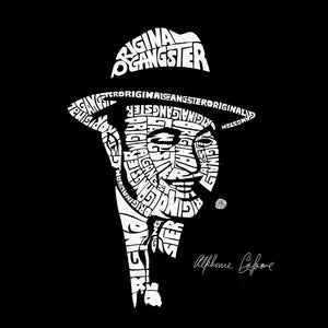 AL CAPONE ORIGINAL GANGSTER - Men's Word Art Long Sleeve T-Shirt