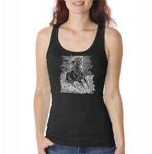 Load image into Gallery viewer, POPULAR HORSE BREEDS  - Women&#39;s Word Art Tank Top