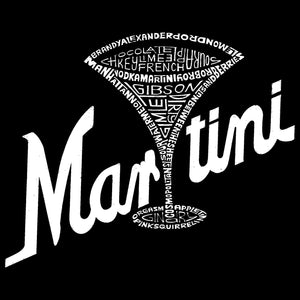 LA Pop Art Women's Dolman Word Art Shirt - Martini