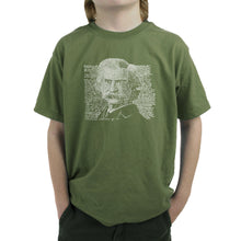 Load image into Gallery viewer, Mark Twain - Boy&#39;s Word Art T-Shirt