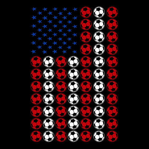 Soccer Ball American Flag