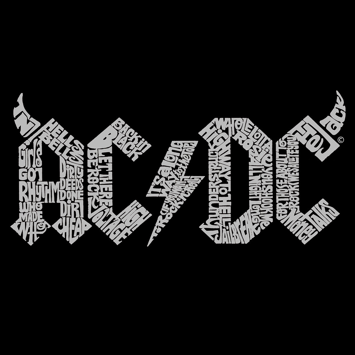 ACDC Horns Logo – LA Pop Art
