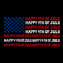 Load image into Gallery viewer, 4th of July Flag - Men&#39;s Word Art Sleeveless T-Shirt